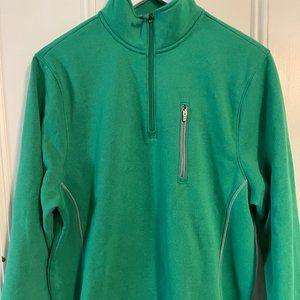 Men’s Under Armor Kelly Green 1/4 Zip  Fleece like Pullover
